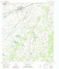 Download a high-resolution, GPS-compatible USGS topo map for Thorndale, TX (1989 edition)