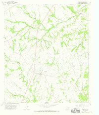 Download a high-resolution, GPS-compatible USGS topo map for Thornton, TX (1968 edition)