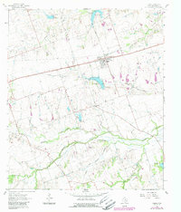 Download a high-resolution, GPS-compatible USGS topo map for Thrall, TX (1989 edition)