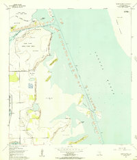 Download a high-resolution, GPS-compatible USGS topo map for Three Islands, TX (1957 edition)