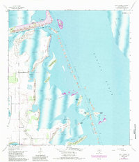 Download a high-resolution, GPS-compatible USGS topo map for Three Islands, TX (1984 edition)