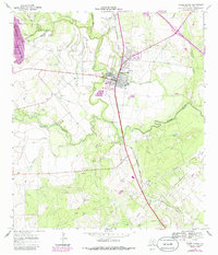 Download a high-resolution, GPS-compatible USGS topo map for Three Rivers, TX (1986 edition)