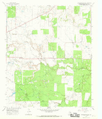 Download a high-resolution, GPS-compatible USGS topo map for Throckmorton NE, TX (1969 edition)