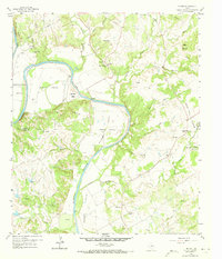 Download a high-resolution, GPS-compatible USGS topo map for Tin Top, TX (1973 edition)