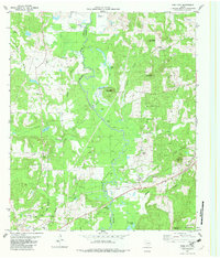 preview thumbnail of historical topo map of Cherokee County, TX in 1982