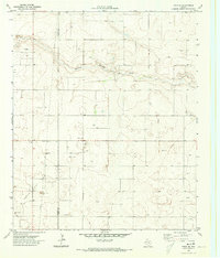 preview thumbnail of historical topo map of Terry County, TX in 1970