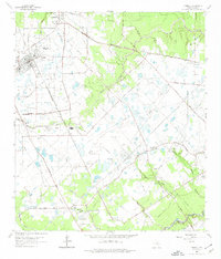 Download a high-resolution, GPS-compatible USGS topo map for Tomball, TX (1974 edition)