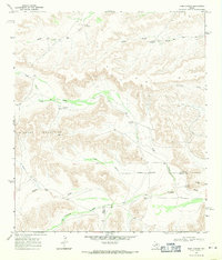 Download a high-resolution, GPS-compatible USGS topo map for Toms Canyon, TX (1971 edition)