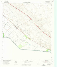 preview thumbnail of historical topo map of Tornillo, TX in 1972