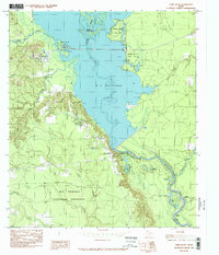 Download a high-resolution, GPS-compatible USGS topo map for Town Bluff, TX (1985 edition)