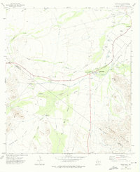preview thumbnail of historical topo map of Reeves County, TX in 1972