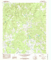 preview thumbnail of historical topo map of Nacogdoches County, TX in 1984