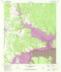 preview thumbnail of historical topo map of Trinity County, TX in 1960