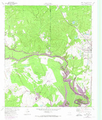 preview thumbnail of historical topo map of Walker County, TX in 1960