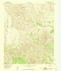 Download a high-resolution, GPS-compatible USGS topo map for Troublesome Creek, TX (1960 edition)