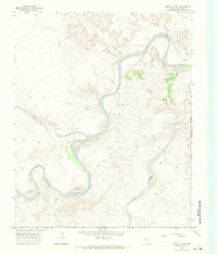 Download a high-resolution, GPS-compatible USGS topo map for Trujillo Camp, TX (1969 edition)