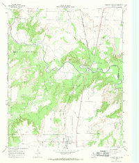 Download a high-resolution, GPS-compatible USGS topo map for Truscott North, TX (1968 edition)