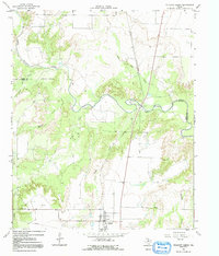 Download a high-resolution, GPS-compatible USGS topo map for Truscott North, TX (1991 edition)