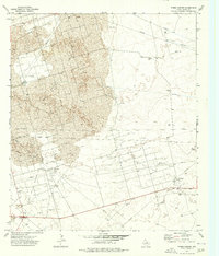 preview thumbnail of historical topo map of Crane County, TX in 1974