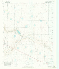 preview thumbnail of historical topo map of Swisher County, TX in 1968
