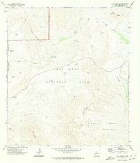preview thumbnail of historical topo map of Brewster County, TX in 1971
