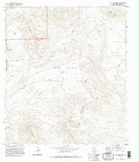 Download a high-resolution, GPS-compatible USGS topo map for Tule Mountain, TX (1995 edition)