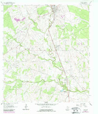 Download a high-resolution, GPS-compatible USGS topo map for Tuleta, TX (1987 edition)