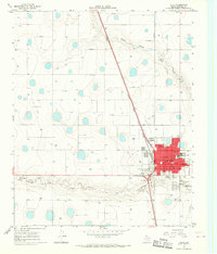 Download a high-resolution, GPS-compatible USGS topo map for Tulia, TX (1968 edition)