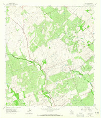 Download a high-resolution, GPS-compatible USGS topo map for Tulsita, TX (1965 edition)
