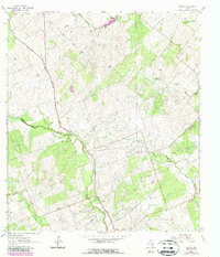 Download a high-resolution, GPS-compatible USGS topo map for Tulsita, TX (1987 edition)