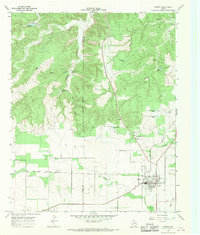 Download a high-resolution, GPS-compatible USGS topo map for Turkey, TX (1970 edition)