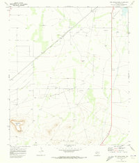 Download a high-resolution, GPS-compatible USGS topo map for Twelvemile Mesa, TX (1973 edition)