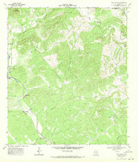 Download a high-resolution, GPS-compatible USGS topo map for Twin Hollow, TX (1971 edition)