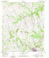 preview thumbnail of historical topo map of Coryell County, TX in 1958