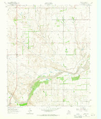 preview thumbnail of historical topo map of Wheeler County, TX in 1962