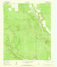 Download a high-resolution, GPS-compatible USGS topo map for Twomile Creek, TX (1963 edition)
