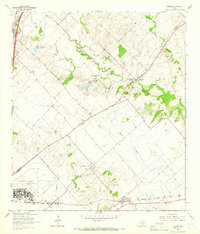 Download a high-resolution, GPS-compatible USGS topo map for Uhland, TX (1966 edition)