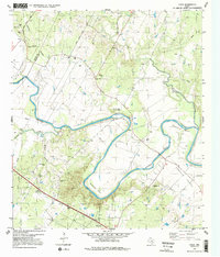 Download a high-resolution, GPS-compatible USGS topo map for Utley, TX (1991 edition)