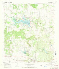 Download a high-resolution, GPS-compatible USGS topo map for Valera, TX (1969 edition)