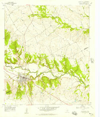 Download a high-resolution, GPS-compatible USGS topo map for Valley Mills, TX (1958 edition)