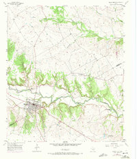 Download a high-resolution, GPS-compatible USGS topo map for Valley Mills, TX (1971 edition)