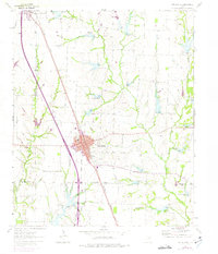 Download a high-resolution, GPS-compatible USGS topo map for Van Alstyne, TX (1975 edition)