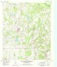 Download a high-resolution, GPS-compatible USGS topo map for Van Lake, TX (1986 edition)