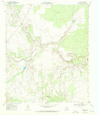 Download a high-resolution, GPS-compatible USGS topo map for Verbena, TX (1971 edition)