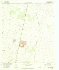 preview thumbnail of historical topo map of Reeves County, TX in 1971