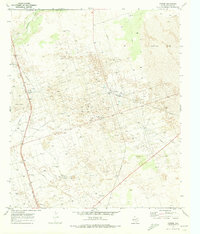 Download a high-resolution, GPS-compatible USGS topo map for Vesrue, TX (1973 edition)