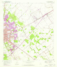 Download a high-resolution, GPS-compatible USGS topo map for Victoria East, TX (1976 edition)