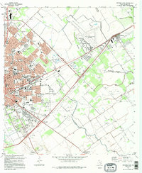 Download a high-resolution, GPS-compatible USGS topo map for Victoria East, TX (1995 edition)