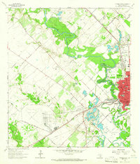 Download a high-resolution, GPS-compatible USGS topo map for Victoria West, TX (1965 edition)