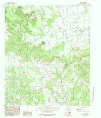 preview thumbnail of historical topo map of Taylor County, TX in 1984